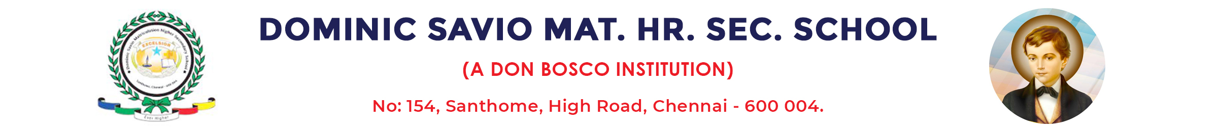 Dominic Savio School Banner